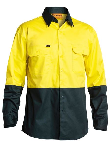 Bisley Hi Vis Cool Lightweight Drill Shirt