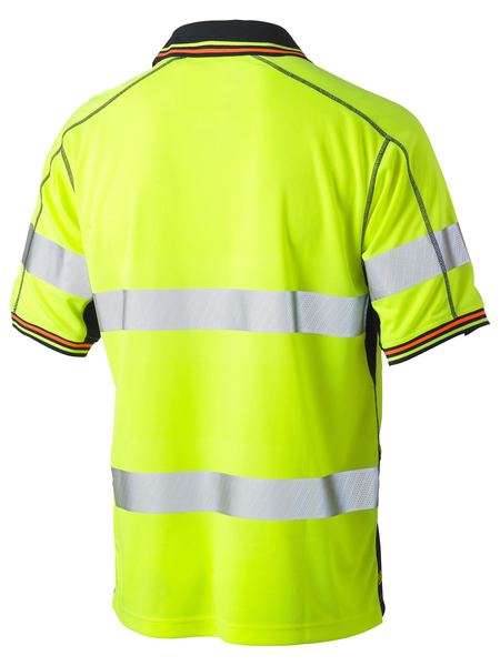 Bisley Taped Hi Vis Polyester Mesh Polo S/S