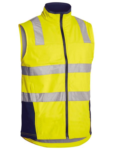 TAPED HI VIS SOFT SHELL VEST