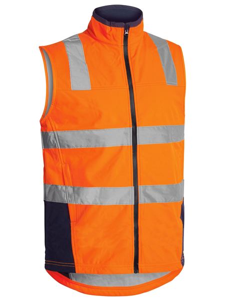 TAPED HI VIS SOFT SHELL VEST