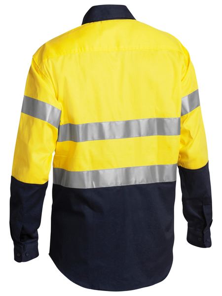 Bisley Taped HI VIS Drill Shirt