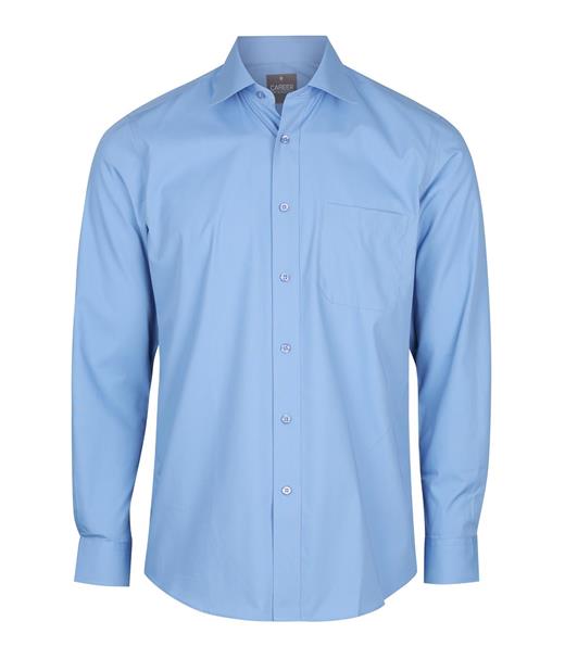 NICHOLSON MENS PREMIUM POPLIN LONG SLEEVE SHIRT