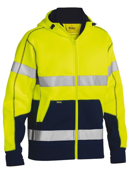 Bisley Taped Hi Vis Fleece Hoodie