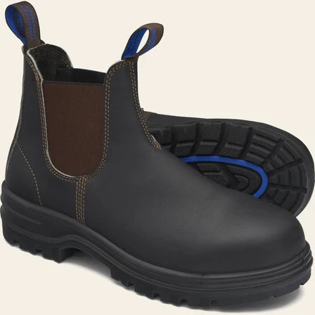 Blundstone water resistant elastic side safety boot 140