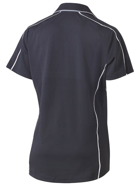 Bisley Women's Cool Mesh Polo With Reflective Piping