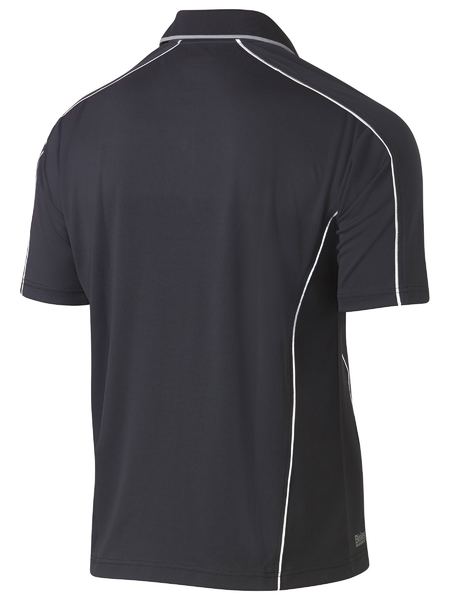 Bisley Cool Mesh Polo With Reflective Piping