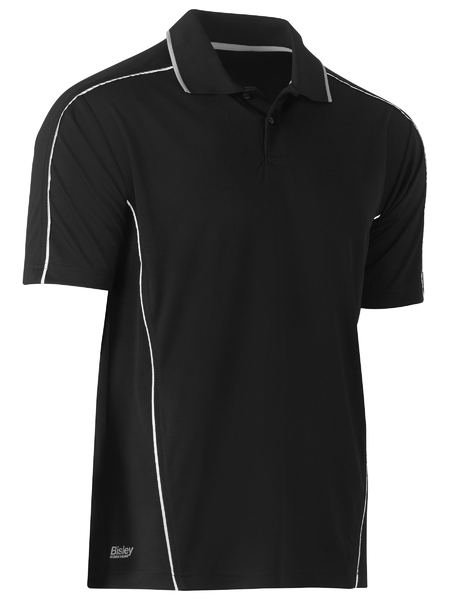 Bisley Cool Mesh Polo With Reflective Piping