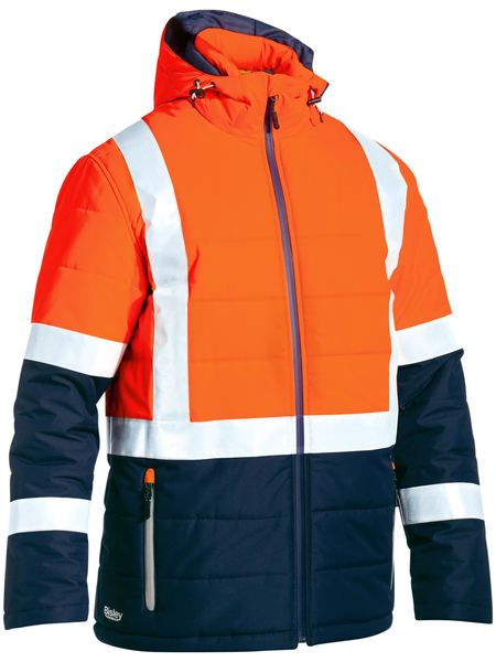 TAPED HI VIS PUFFER JACKET