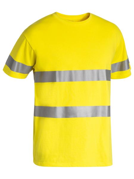 TAPED HI VIS COTTON T-SHIRT