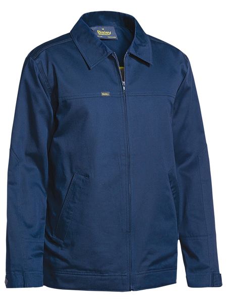 DRILL JACKET WITH LIQUID REPELLENT FINISH