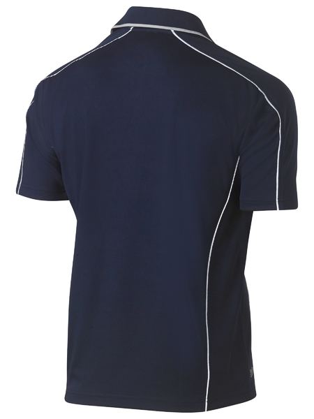 Bisley Cool Mesh Polo With Reflective Piping