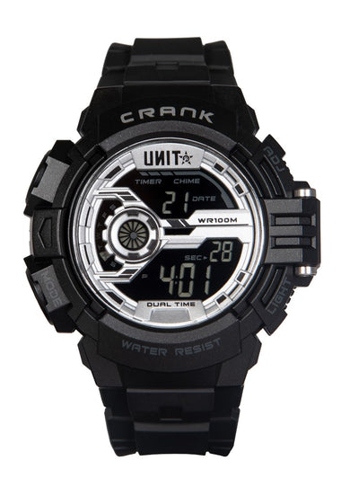 UNIT Crank Watch Silver