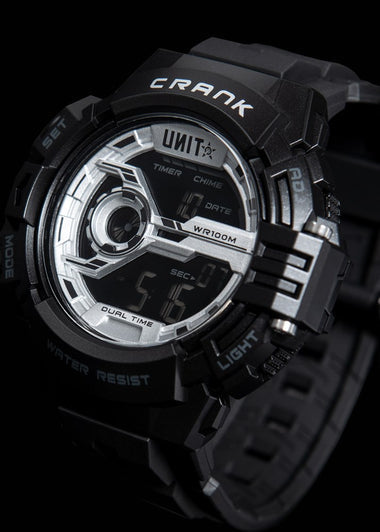 UNIT Crank Watch Silver