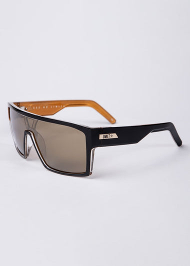 Unit Command Sunglasses - Black Gold Polarised