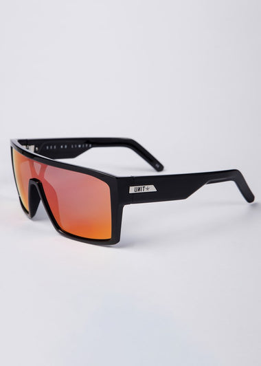 Unit Command Sunglasses - Black Purple Polarised