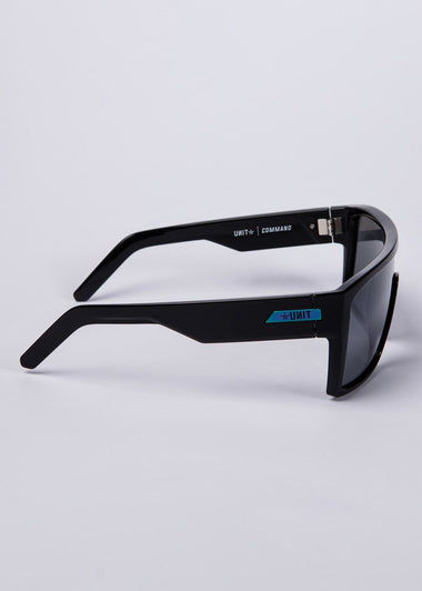 Unit Command Sunglasses - Black Gloss Polarised