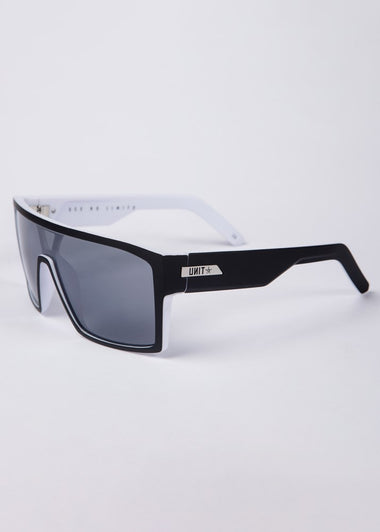 Unit Command Sunglasses - Black White Polarised