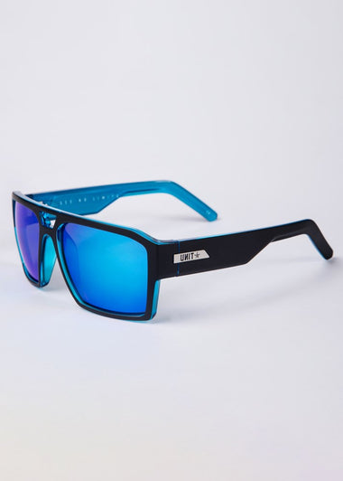 Unit Sunglasses Vault - Matte Black Blue Polarised