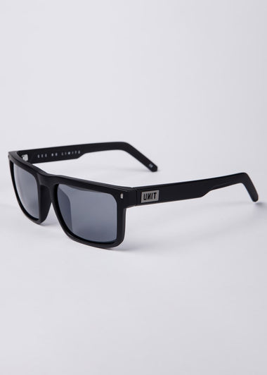 UNIT Primer Sunglasses - Matte Black Grey Polarised