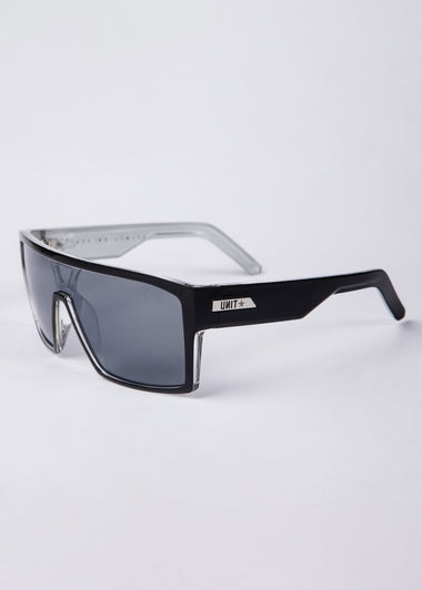 Unit Command  Sunglasses - Black Silver Polarised