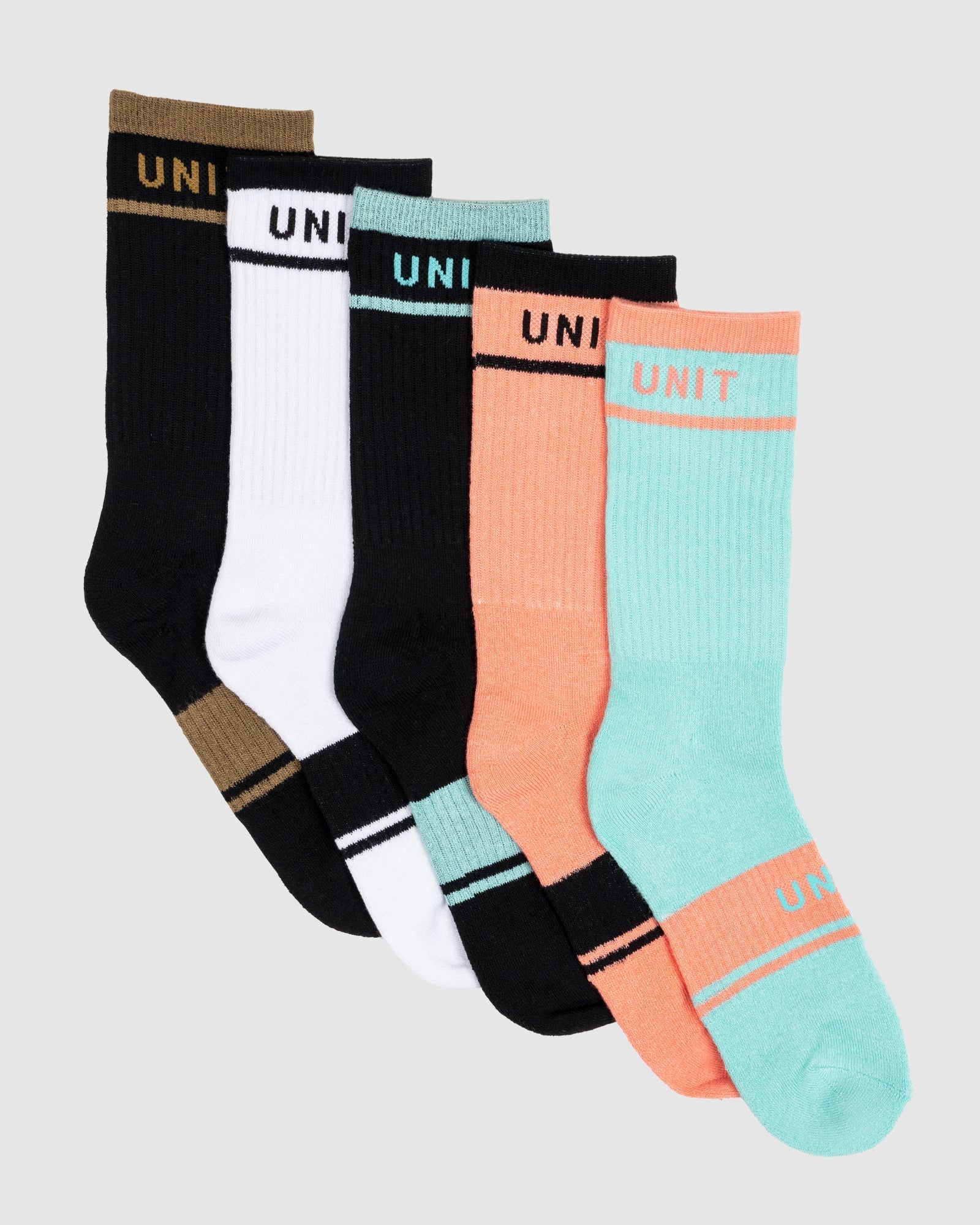 UNIT Equip HI -LUX Bamboo Socks - 5 Pack