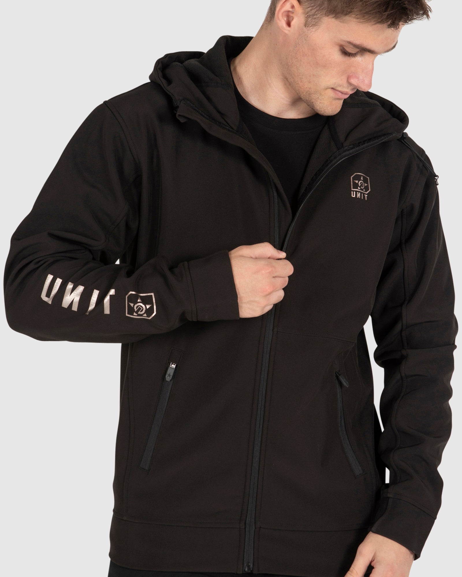 UNIT Decade Hooded Jacket (SOFT SHELL)