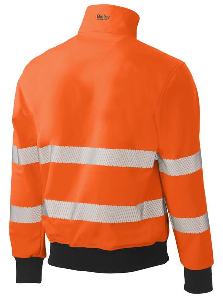 Bisley Taped Hi Vis Soft Shell Bomber Jacket