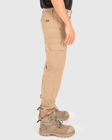 UNIT Mens Demolition Flexlite Cuffed Stretch Cargo Pants