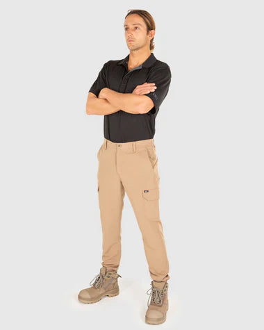 UNIT Mens Demolition Flexlite Cuffed Stretch Cargo Pants