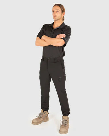 UNIT Mens Demolition Flexlite Cuffed Stretch Cargo Pants