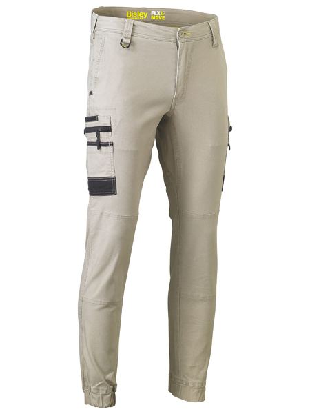 FLX AND MOVE STRETCH CARGO CUFFED PANTS