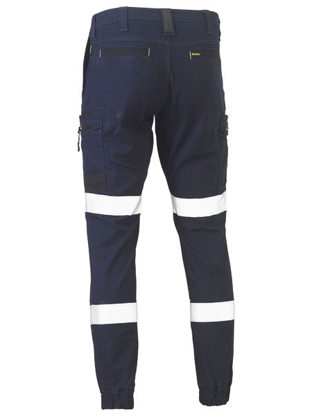 FLX AND MOVE TAPED STRETCH CARGO CUFFED PANTS