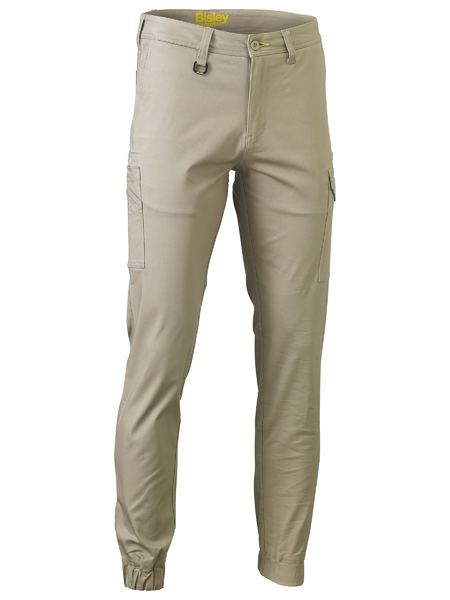 Bisley Stretch Cotton Drill Cargo Cuffed Pants