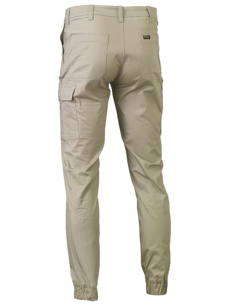 Bisley Stretch Cotton Drill Cargo Cuffed Pants