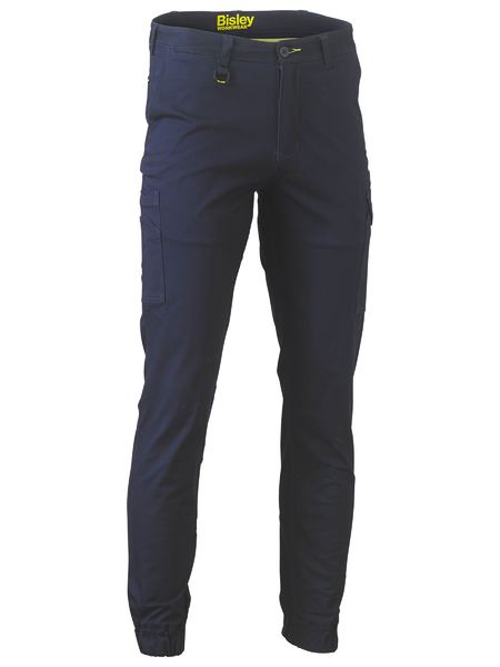 Bisley Stretch Cotton Drill Cargo Cuffed Pants