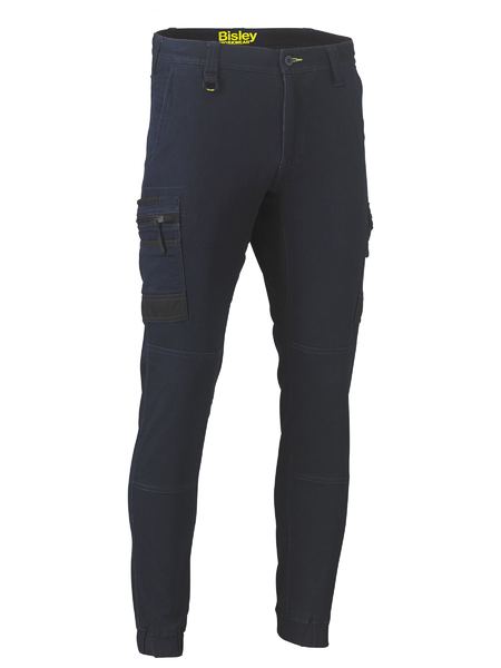 FLX AND MOVE STRETCH DENIM CARGO CUFFED PANTS