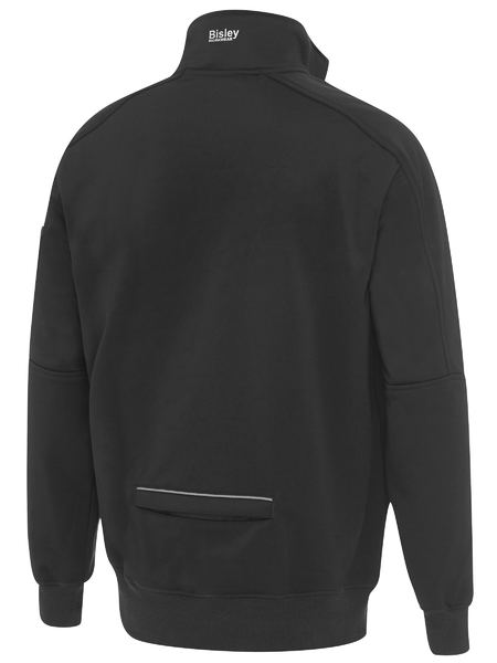 WORK FLEECE 1/4 ZIP PULLOVER WITH SHERPA LINING