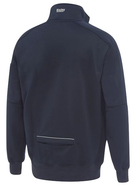 WORK FLEECE 1/4 ZIP PULLOVER WITH SHERPA LINING