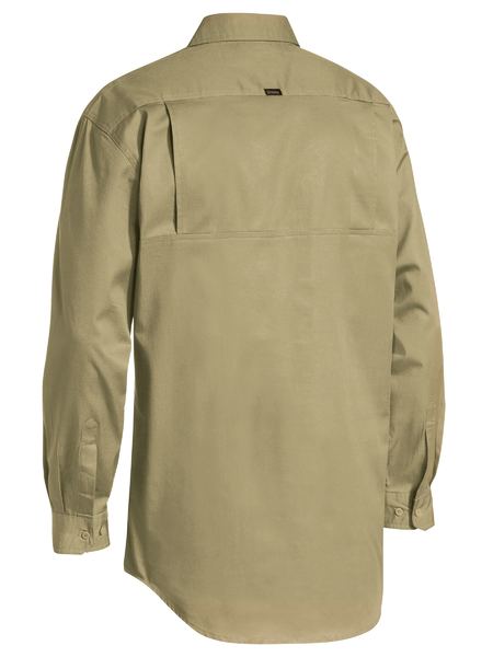 CLOSED FRONT COOL LIGHTWEIGHT DRILL SHIRT