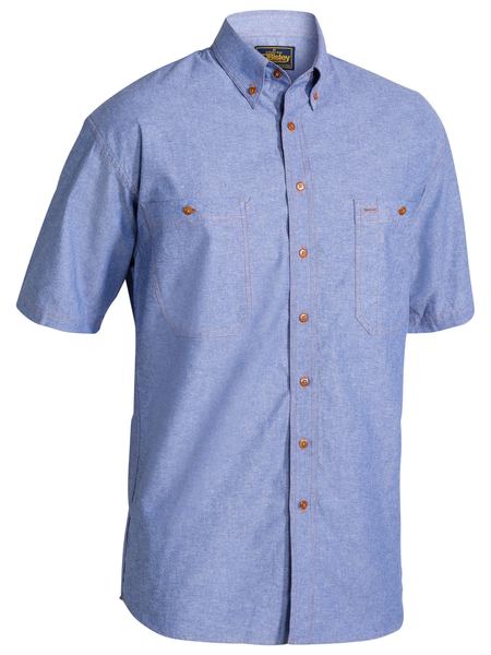 Bisley Chambray Short Sleeve Shirt