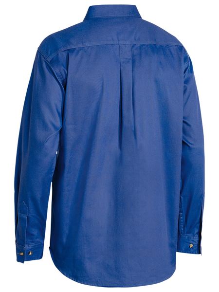 Bisley Closed Front Cotton Drill Shirt