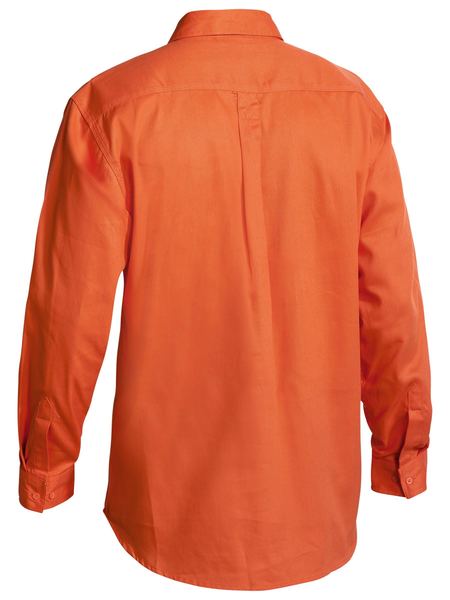 Bisley Closed Front Cotton Drill Shirt