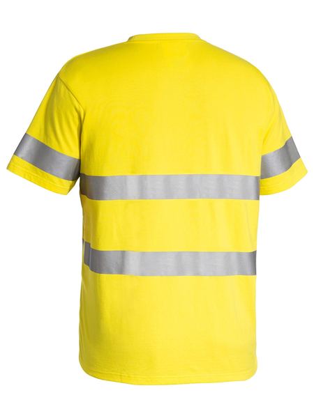 TAPED HI VIS COTTON T-SHIRT