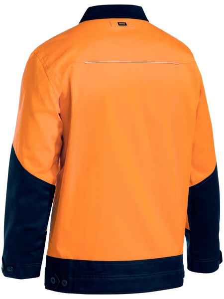 HI VIS DRILL JACKET WITH LIQUID REPELLENT FINISH