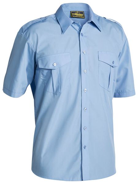 Bisley Epaulette Short Sleeve Shirt