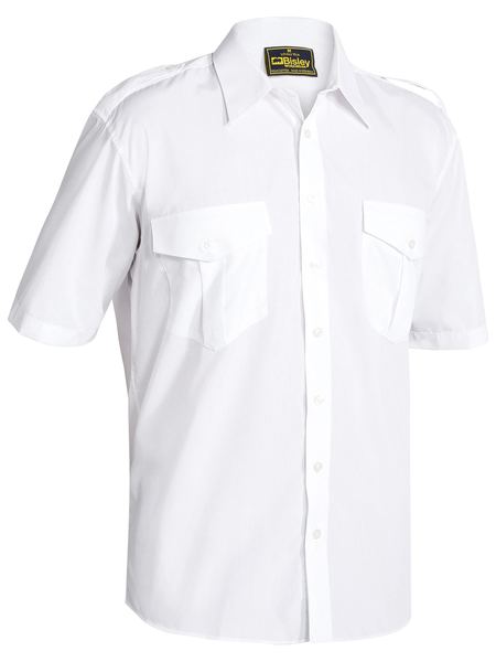 Bisley Epaulette Short Sleeve Shirt