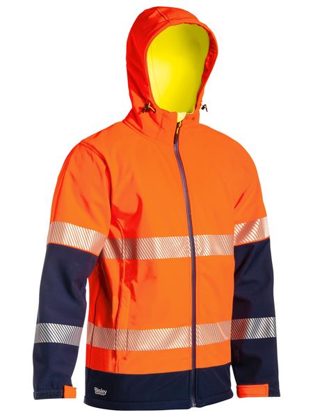 TAPED HI VIS RIPSTOP BONDED FLEECE JACKET