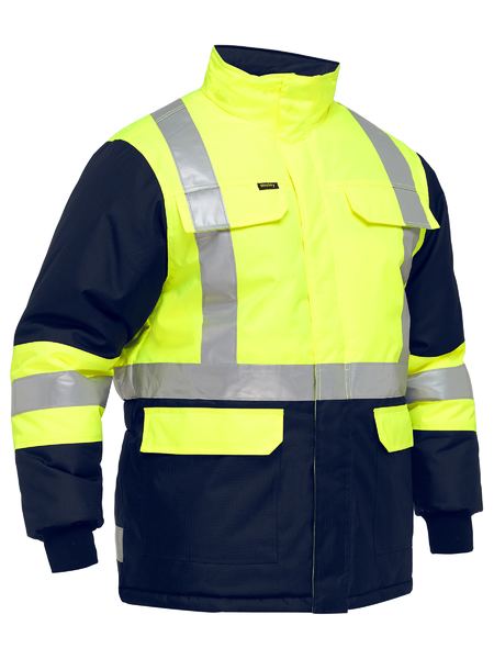 X TAPED TWO TONE HI VIS FREEZER JACKET