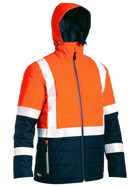 TAPED HI VIS PUFFER JACKET