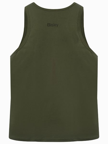 Bisley Men's Cotton Logo Singlet